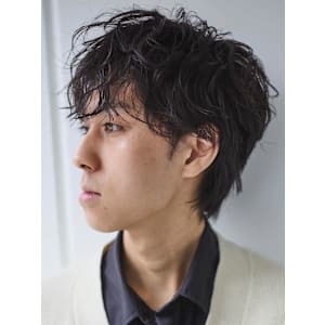 【シャドウパーマ】マッシュ/メンズパーマ/メンズカット/池袋