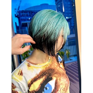 ルーツカラー　デザインカラー　ハイトーン　表参道/原宿 - Null 表参道本店 デザインカラー/ダブルカラー【ヌル】掲載中