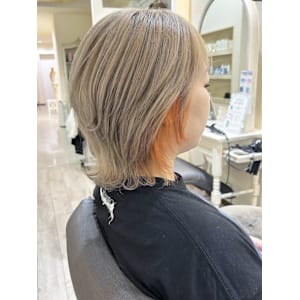 【ジュレベール　汲田】デザインブリーチカラー