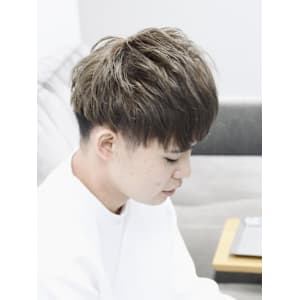 グレージュ×マッシュ