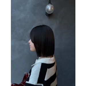 切りっぱなしボブ