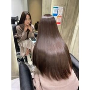 つや髪美髪ストレート×髪質改善Tr 縮毛矯正/艶カラー#1