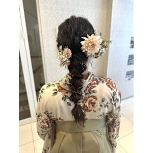 [aina]編み下ろしヘアセット