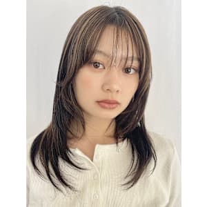 レイヤーカット/ハイライトカラー