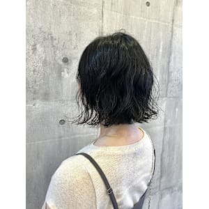 ボブのゆるパーマ«ARCH Sayaka»