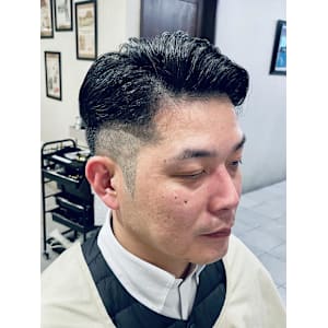 【40代 男性】ロンドン七三ツーブロ（大宮/バーバー）