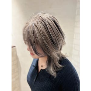 【ACRO.ao】シルバーグレージュ/ローライト/ウルフ