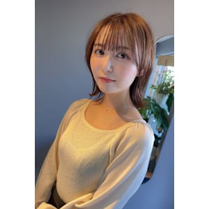 抜け感たっぷり！ナチュラルな大人ボブ