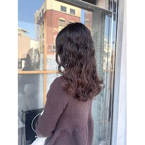 強めウェーブパーマ