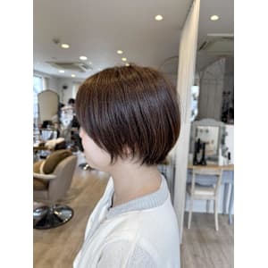 ショート×ベージュ