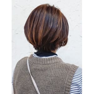 【Flor_戸塚】*大人女性+ショートボブ+ブラウンカラー*