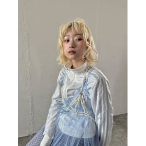 ボブ/ハイトーン/ゆるふわ