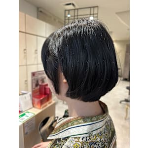 丸みショートボブ×渡辺りん