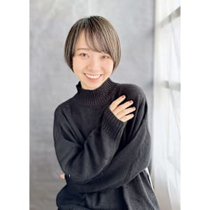 小顔ショート/艶カラー/白髪染め