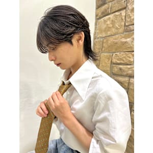 綿貫航太◎シースルーマッシュ/ダウンパーマ/毛流れパーマ