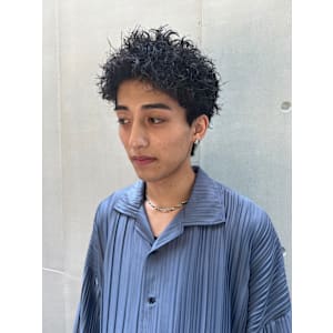 綿貫航太◎短髪/ショート/短髪パーマ/ビジネスショート