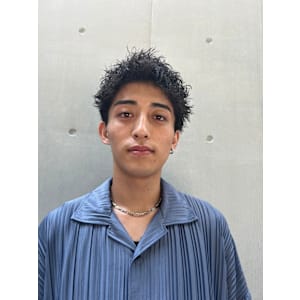 綿貫航太/短髪パーマ/スパイキーショート/ツイストパーマ