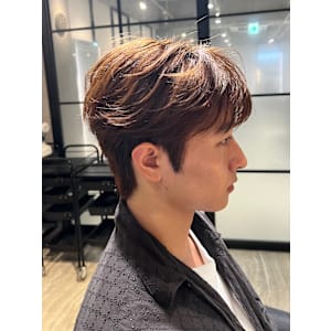 綿貫航太/韓国ヘア/ダウンパーマ/シースルーフェザーショート