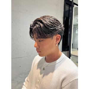綿貫航太/ニュアンスパーマ/フェザーショート/毛流れパーマ
