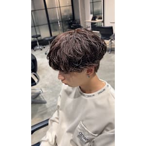 綿貫航太◎セットが簡単シャドウパーマ/ブラウンカラー