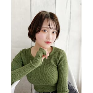 ゆるふわボブ/エアリーボブ/大人ボブ/マロンベージュ