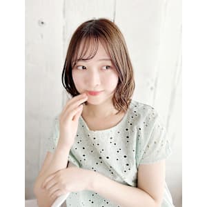 ニュアンスボブ/ニュアンスショート/マロンベージュ