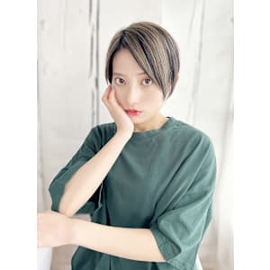 ショートカット/ショートヘア/ドライカットオーガニックカラー