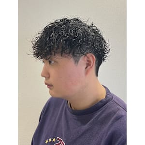 【平山明樹】波巻きスパイラルパーマ