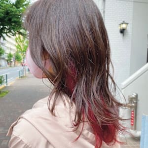 ウルフ×インナーカラー - EARTH/A 三鷹店【ヘアメイクアース ミタカテン】掲載中
