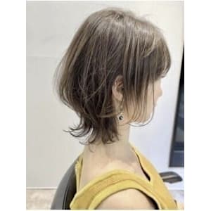 透け感が可愛い☆ネオウルフ　ウルフカット