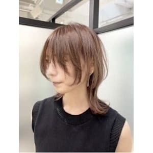 フェイスレイヤーが可愛いネオウルフ☆　ウルフカット