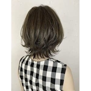 外ハネネオウルフ×ハイライトボブウルフ　ウルフカット