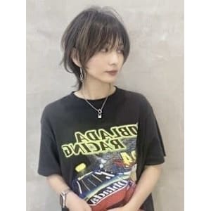 斜め45°も素敵なネオウルフ　ウルフカット　ウルフ