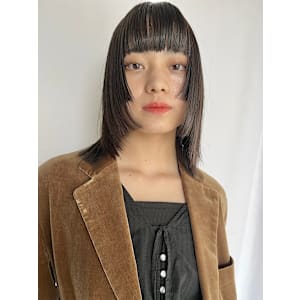 姫カット/白髪ぼかし/髪質改善/酸性ストレート/30代/40