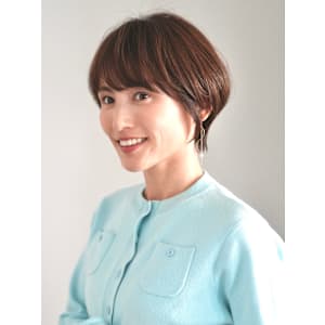 前下がりショート・ボブ/絶壁解消/前髪あり/40代/30代