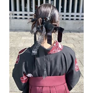 ヘアアレンジ / ヘアセット / 卒業式ヘアー