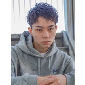  【小久保style】メンズカットツーブロックツイストウルフ