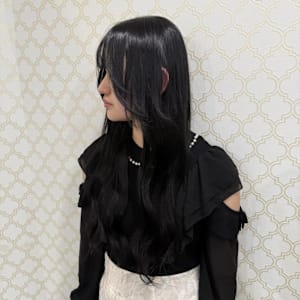 黒髪ロング