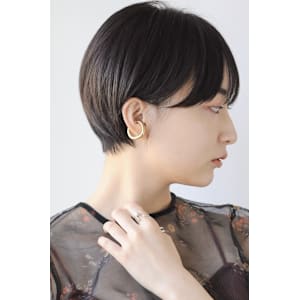 黒髪/大人/コンパクトショート/髪質改善/30代、40代