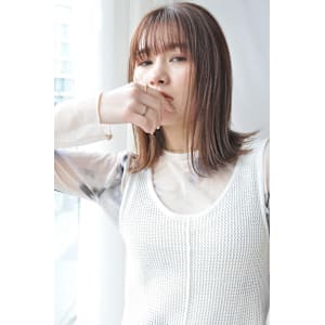 外ハネロブ！ミルクティーピンク 