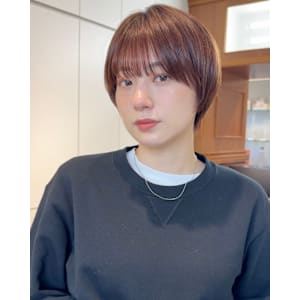 イメチェン外ハネボブ美髪ワイドバングレイヤーショート/原宿