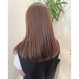 暖色カラー/ブリーチなし/ケアカラー 