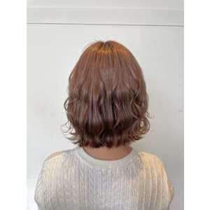 透明感カラー/春色くすみブラウン