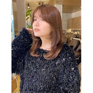 艶感ワンカールナチュラルカールフェミニンロング【平島】