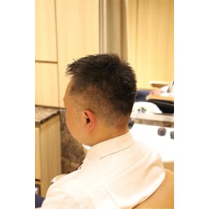 ビジネスショート×白髪ぼかし