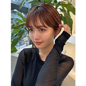 髪質改善＊前髪ありショートウェットヘア＊