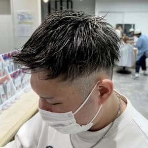 メンズショート×ハイライト