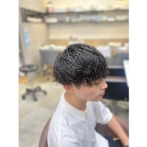 セット簡単パーマ