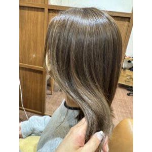 白髪ぼかしハイライト