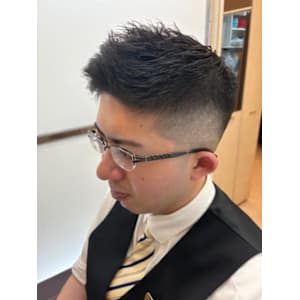 パーマ×シャドーフェード